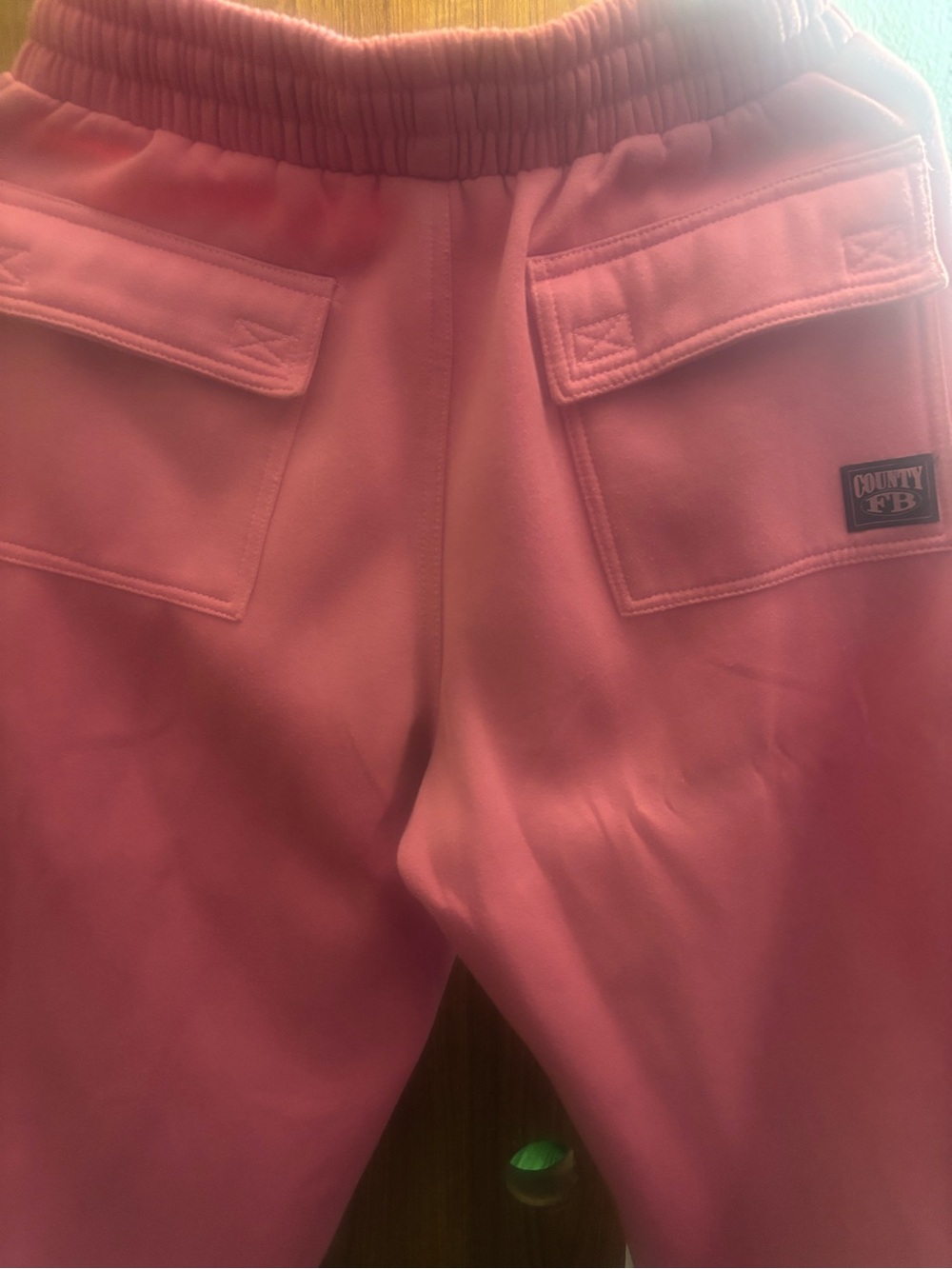 Pink Zip-Up Hoodie Jacket with Rhinestone Script - Picture 6 of 6